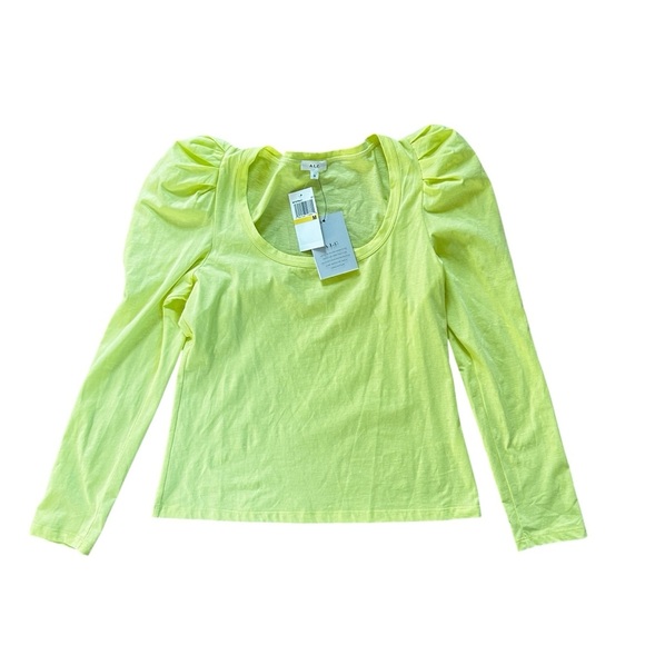 A.L.C. Yellow and Green Blouse Top - Picture 3 of 7